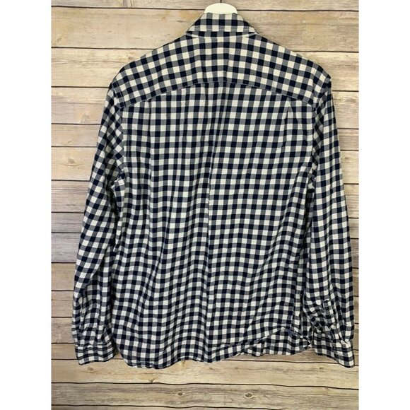 Gap Mens Large Button Down Shirt Checkered Plaid - Picture 7 of 11